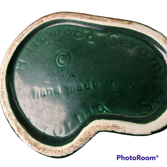 VINTAGE Green Brown Ceramic African Woman Figure Planter Pot - Picture 6 of 9